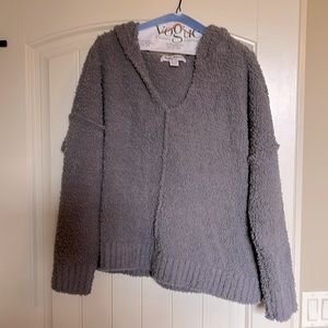 Tommy Bahama “Island Soft” grey hooded sweater